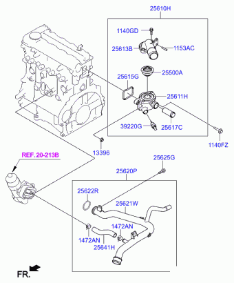 ENGINE, Hyundai I40 12 2011 2015 Parts Catalogs