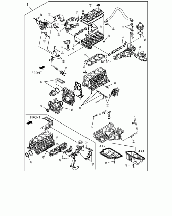 0. Engine, Emission, Engine Electrical | Isuzu TFR/TFS-LHD