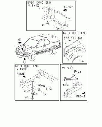 UER/UES AMIGO/RODEO SPORT USA SUV SUV