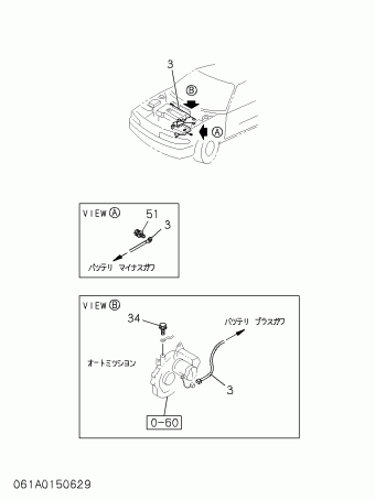 ｼﾞｪﾐﾆ(3ﾄﾞｱ ﾊｯﾁﾊﾞｯｸ) 50629 JT(151/191)