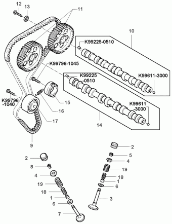 Clarus (RHD) 22.07.1999 2000