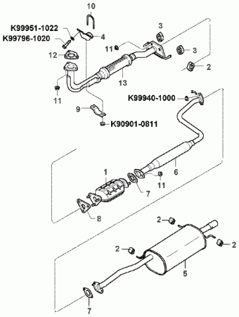 Clarus (RHD) 01.04.1998 2000