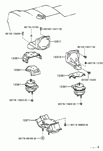 LEXUS IS200/300 JCE10L-AEAVFW GXE10,JCE10