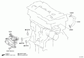 LEXUS ES3##/250 AXZH11L-BEXGBA AXZA15,AXZH1#,GSZ10