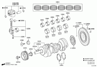 LEXUS LS500/500H/350 GVF50L-AEVGH GSF50,GVF50,VXFA50