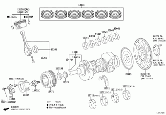 LEXUS LS SERIES VXFA55L-AEUGTW GSF50,GVF5#,VXFA55