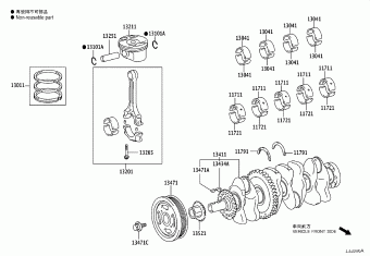 LEXUS ES350/300H/2## ASZ10L-AETGBC ASZ10,AXZA10,AXZH10,GSZ10,MXZA10