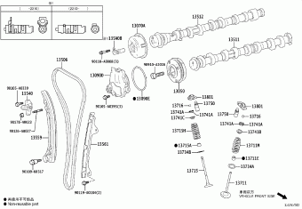 LEXUS ES3##/250 AXZH11L-BEXGBA AXZA15,AXZH1#,GSZ10