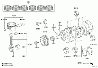 LEXUS LM350/LM300H GGH31R-LFTVK AYH36,GGH31