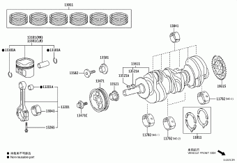 LEXUS LM350/LM300H GGH31L-LFZVB AYH36,GGH31