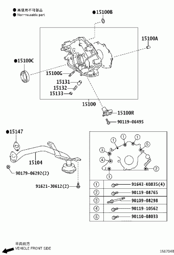 LEXUS GS30/35/43/460 UZS190L-BETQKV GRS19#,URS190,UZS190