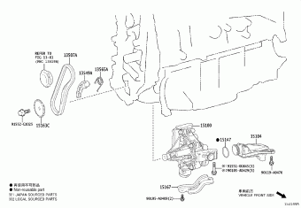 LEXUS ES3##/250 AXZH11L-BEXGBA AXZA15,AXZH1#,GSZ10
