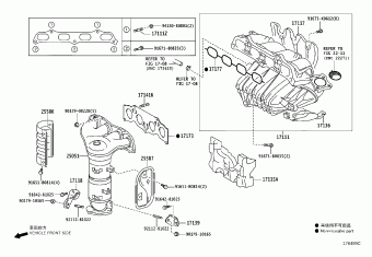 LEXUS HS250H ANF10L-AEXWBA ANF10