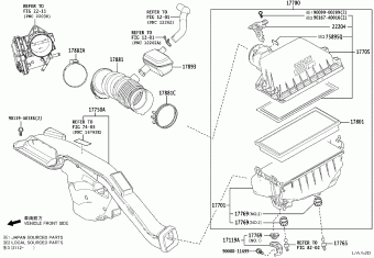 LEXUS ES3##/250 AXZH11L-BEXGBA AXZA15,AXZH1#,GSZ10