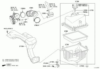 LEXUS NX SERIES(TMMC AAZA20L-CWZLBA AAZA2#,AAZH25,TAZA25