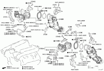 LEXUS LS SERIES VXFA55L-AEUGTW GSF50,GVF5#,VXFA55
