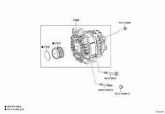LEXUS RX SERIES TALA15R-AWZGT AALH1#,SALA15,TALA1#,TALH17