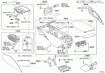 REGISTER ASSY, CONSOLE BOX | 5886050100C1