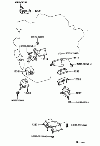 LEXUS LS400 UCF10R-AEPGKW UCF10