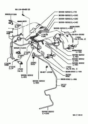 LEXUS LS400 UCF10R-AEPGKW UCF10