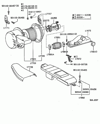 LEXUS LS400 UCF10R-AEPGKW UCF10