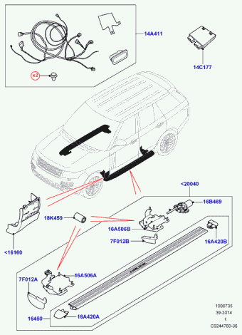Range Rover (GCAT) 2013- 3.0L DOHC GDI SC V6 PETROL LHD