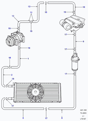 Defender 1987-2006 PBZ9584 AAG001 - Solihull Plant Built