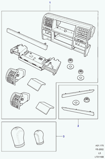 Discovery Series II 1998-2004 18.05.2000 Ash Smokestone Interior