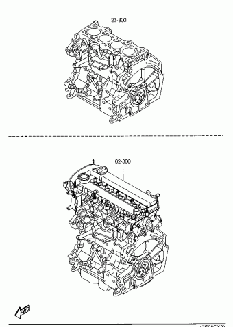 1. GASOLINE-ENGINE 4-CYLINDER TRANSMISSION | Mazda CX-7 General 