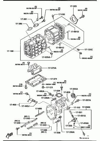 1. ROTOR ENGINE AND TRANSMISSION | Mazda RX-7 ｸ-ﾍﾟ RE Parts 
