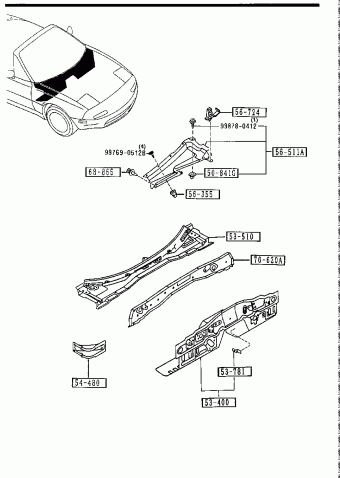 3. EXTERIOR | Mazda ROADSTER 2-ﾄﾞｱ- ｶﾞｿﾘﾝ Parts Catalogs | PartSouq