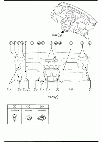 Y4. BODY INTERIOR TRIM | Mazda CX-7 2010 AUES02 Parts Catalogs 