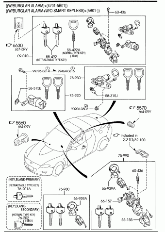 Y1. BODY ELECTRONICS | Mazda RX-8 2005 AUFA07 Parts Catalogs 