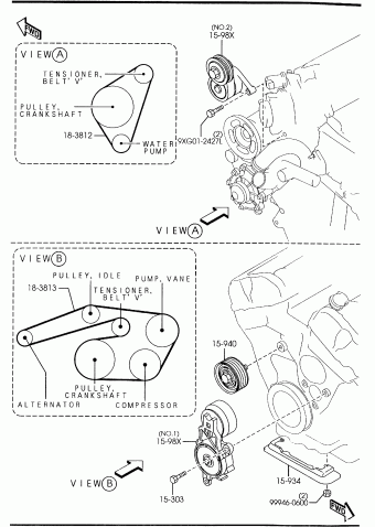 E2. GASOLINE-ENGINE V6-CYLINDER SUPPLEMENT | Mazda 6 2005 AUGA09 