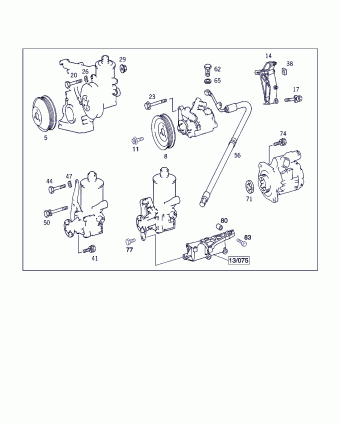 M - Engine, Mercedes-Benz 312D WDB9034131P818817 Standard Parts Catalogs