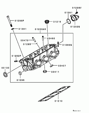 Engine | Mitsubishi PAJERO General (BRAZIL) V63W Parts Catalogs 