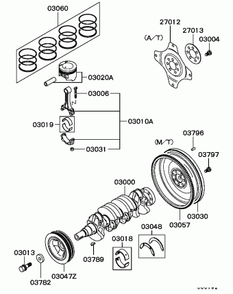 Engine | Mitsubishi LANCER General (CHINA) CK4A Parts Catalogs 