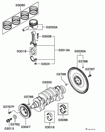Engine | Mitsubishi LANCER/MIRAGE Japan CN9A Parts Catalogs | PartSouq