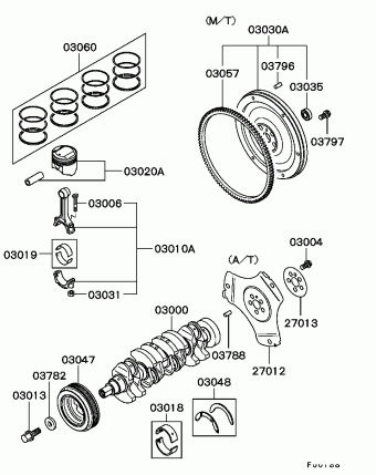 Engine | Mitsubishi PAJERO MINI Japan H58A Parts Catalogs | PartSouq