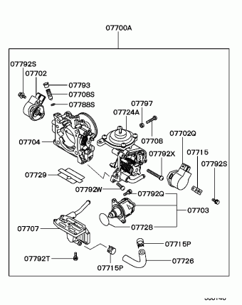 Engine | Mitsubishi GALANT/ETERNA/EMERAUDE Japan E84A Parts 