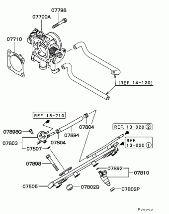 Engine | Mitsubishi OUTLANDER Europe CU2W Parts Catalogs | PartSouq