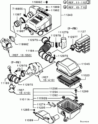 Engine | Mitsubishi PAJERO MINI Japan H58A Parts Catalogs | PartSouq