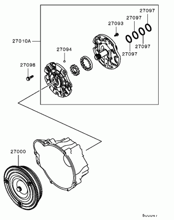 Power Train | Mitsubishi PAJERO MINI Japan H58A Parts Catalogs 