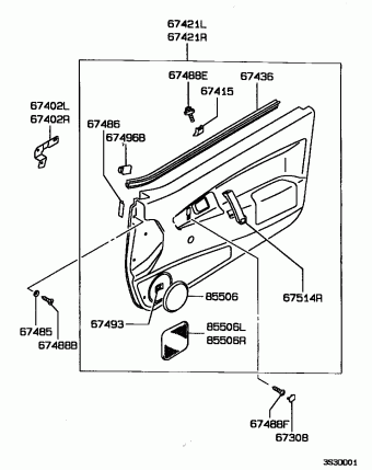 Body | Mitsubishi ECLIPSE Europe D22A Parts Catalogs | PartSouq