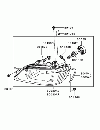 Electrical | Mitsubishi LANCER General (EXPORT) CS3A Parts 