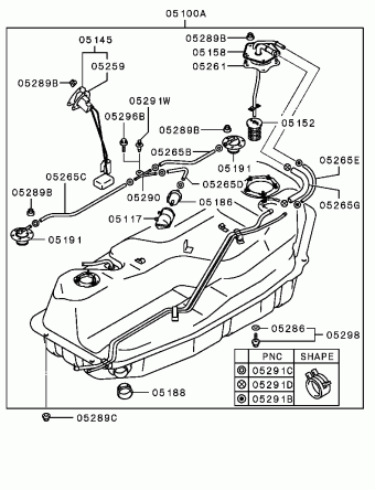 SPACE GEAR/L400 VAN General (EXPORT) PB5V