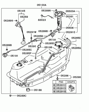 SPACE GEAR/L400 VAN Europe (EUROPE) PB3V