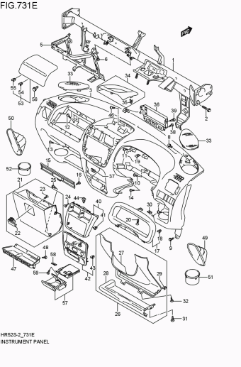 Door / Inner body | S Chevrolet Cruize/MW HR52S-2 Parts Catalogs 