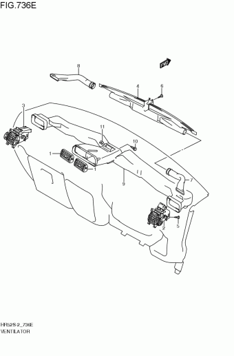 Door / Inner body | S Chevrolet Cruize/MW HR52S-2 Parts Catalogs 