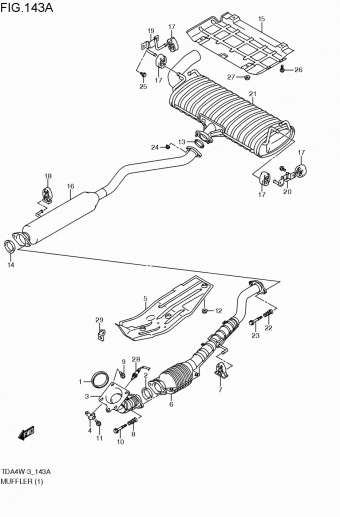 Engine / Fuel tank | S Escudo TDA4W-3 Parts Catalogs | PartSouq